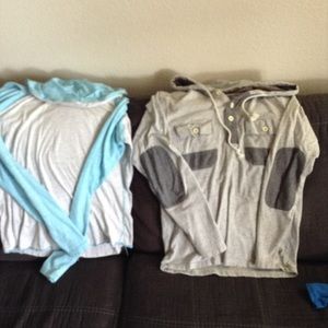 Lightweight hoodies small/medium